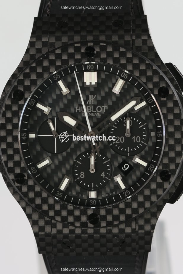 IMG_9085 Hublot Big Bang 44 mm Mens watch Unisex Automatic Carbon 301.QX.1724.RX. Replica 2