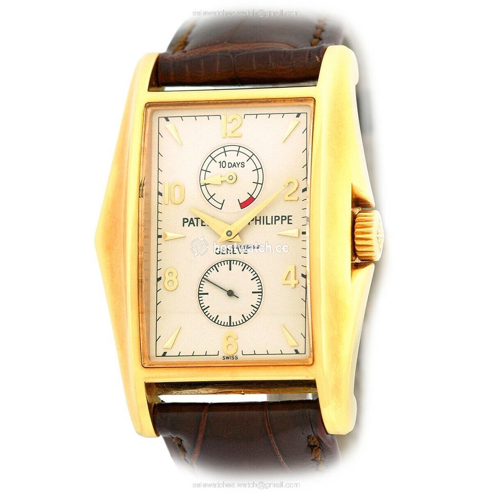 IMG_9085 Patek Philippe Gondolo Mens watch Unisex Manual winding Yellow gold 5100J-001 Replica 2