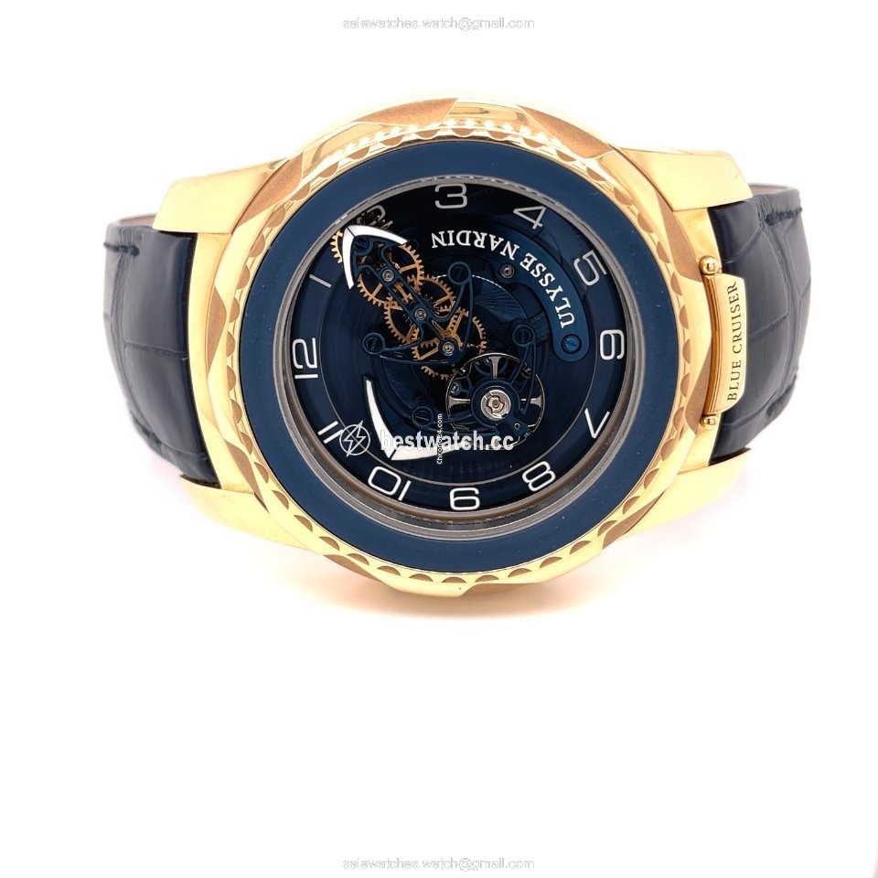 IMG_9085 Ulysse Nardin Freak Cruiser Mens watch Unisex Manual winding Rose gold 2056-131 03 Replica 2