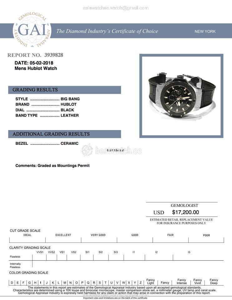 IMG_9085 Hublot Big Bang Aero Bang Mens watch Unisex Automatic Steel 311.SM1170.RX Replica 2
