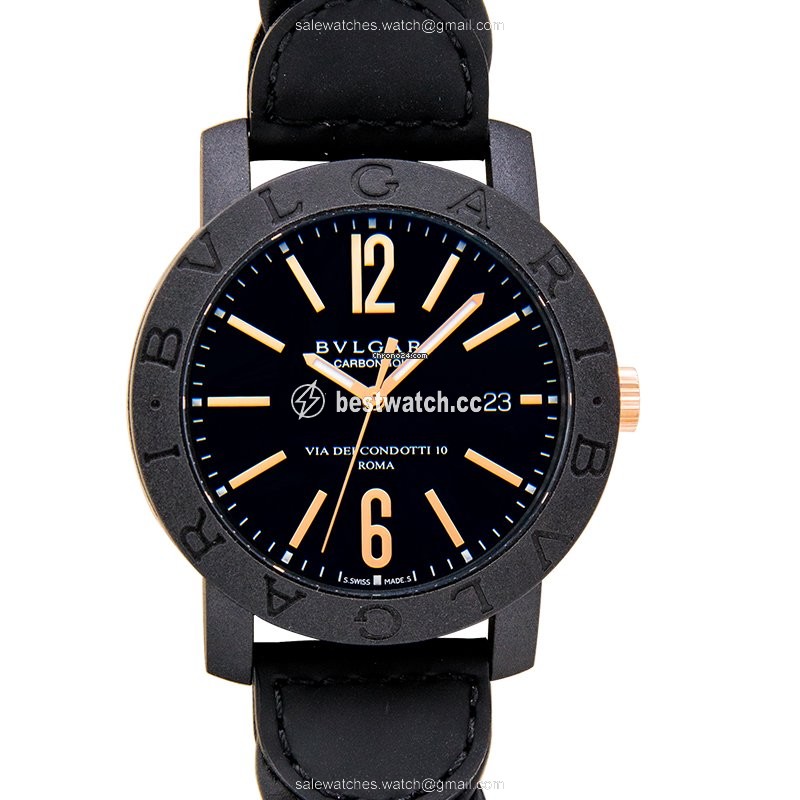 IMG_9085 Bulgari Mens watch Unisex Automatic Carbon 102632 Replica 2
