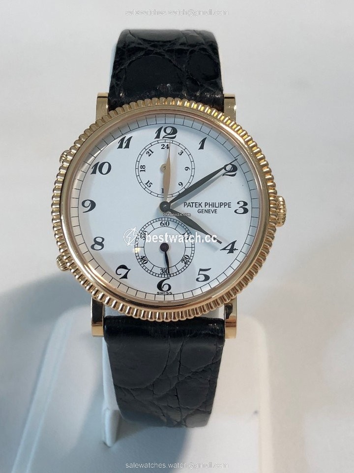 IMG_9085 Patek Philippe Travel Time Mens watch Unisex Manual winding Rose gold 5034R Replica 2