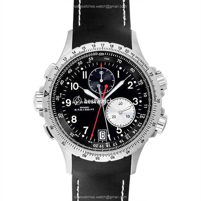 Hamilton Khaki Aviation Mens watch Unisex Quartz Steel H77612333 Replica 2