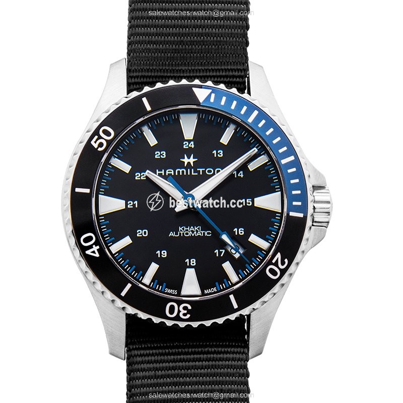 IMG_9085 Hamilton Khaki Navy Mens watch Unisex Automatic Steel H82315931 Replica 2