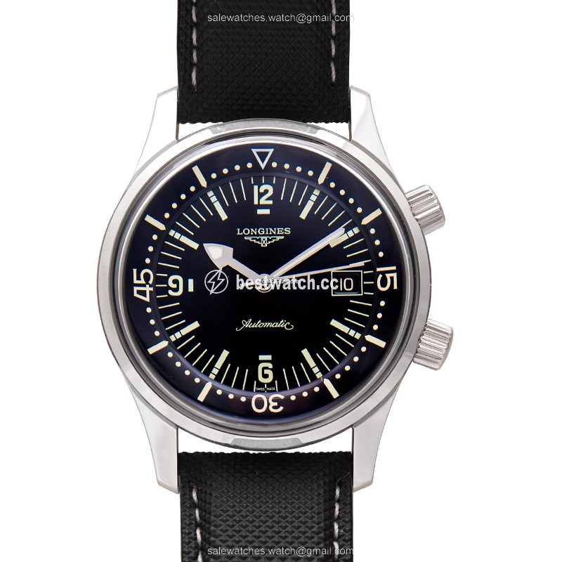 Longines Legend Diver Mens watch Unisex Automatic Steel L36744500 Replica 2