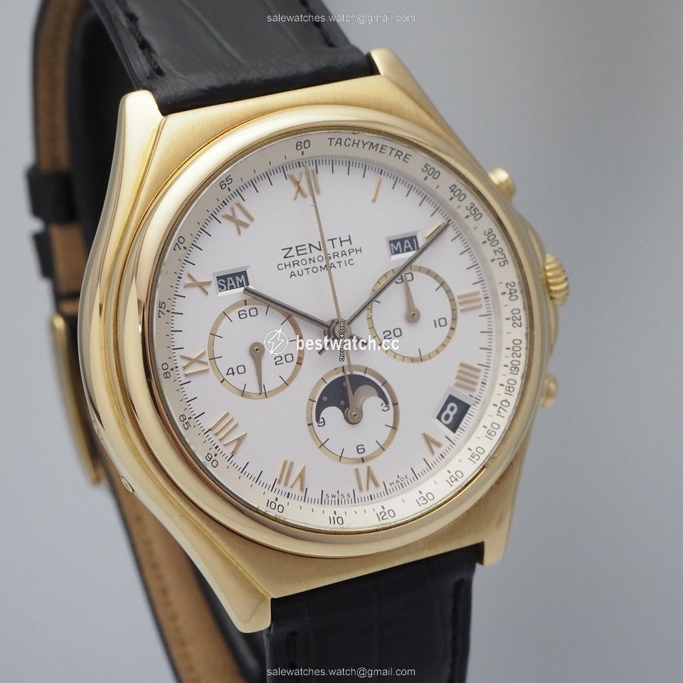 Zenith El Primero Mens watch Unisex Automatic Yellow gold 30 0460 412, 30.0160.418 Replica 2