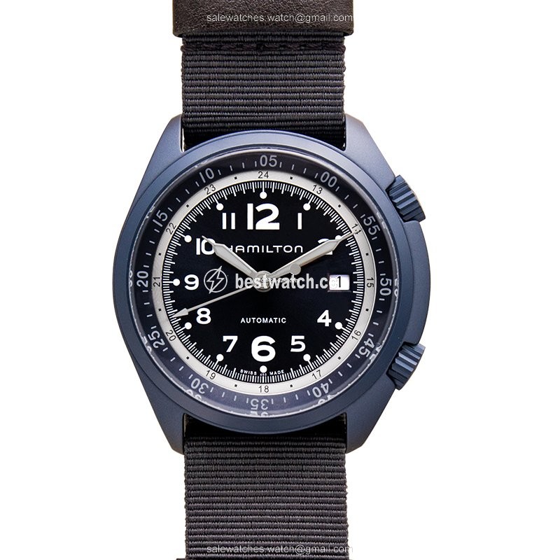 IMG_9085 Hamilton Khaki Pilot Pioneer Mens watch Unisex Automatic Aluminum H80495845 Replica 2