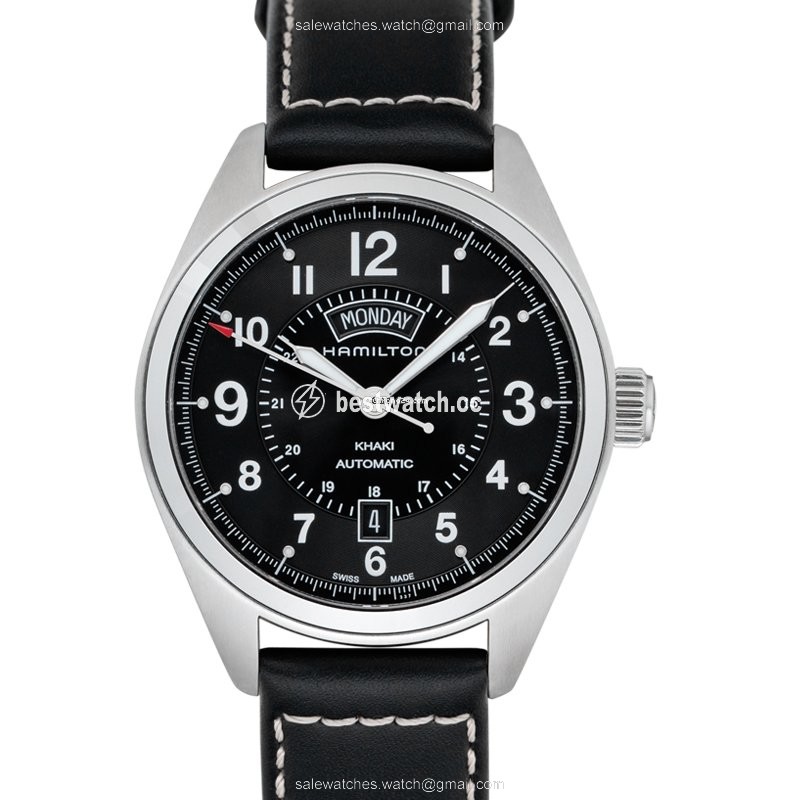 IMG_9085 Hamilton Khaki Field Day Date Mens watch Unisex Automatic Steel H70505733 Replica 2