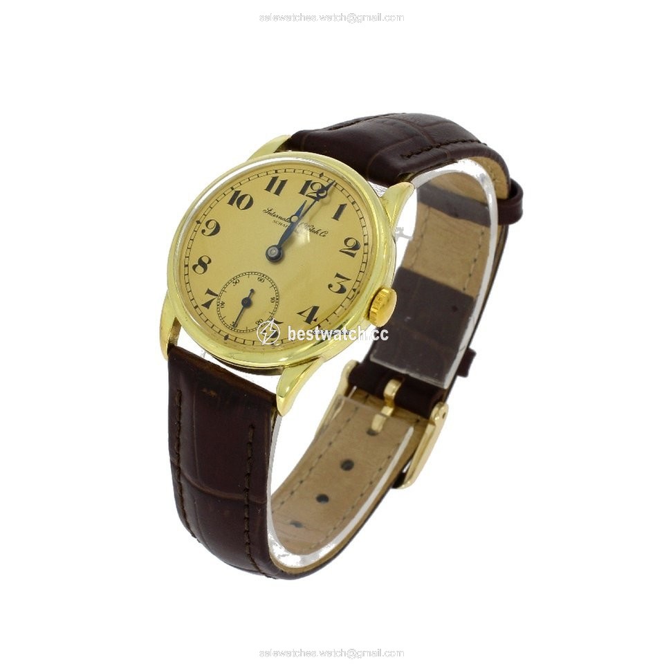IMG_9085 IWC Mens watch Unisex Manual winding Yellow gold 975402 Replica 2