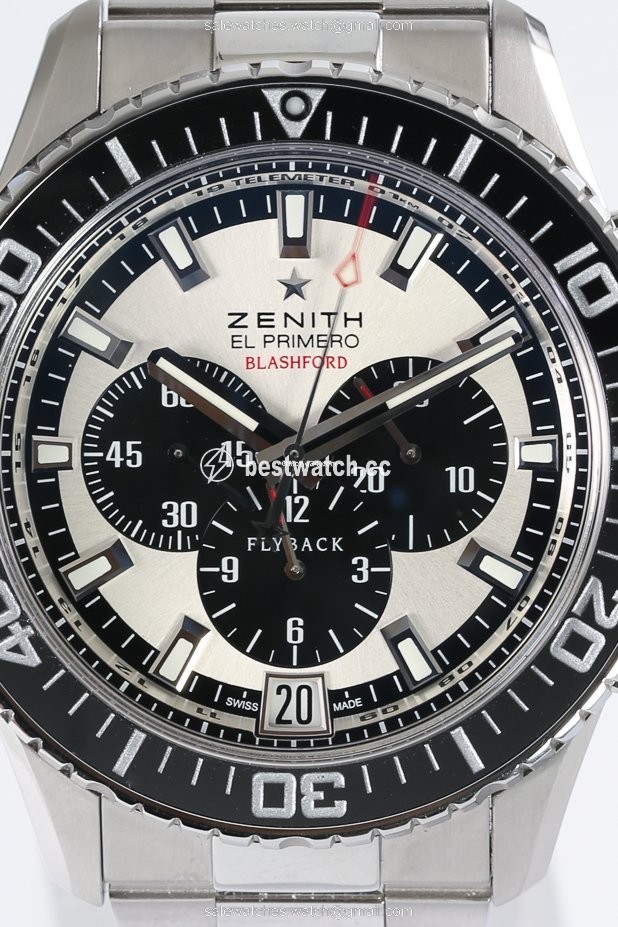 IMG_9085 Zenith El Primero Stratos Flyback Mens watch Unisex Automatic Steel 30.2062.405 Replica 2