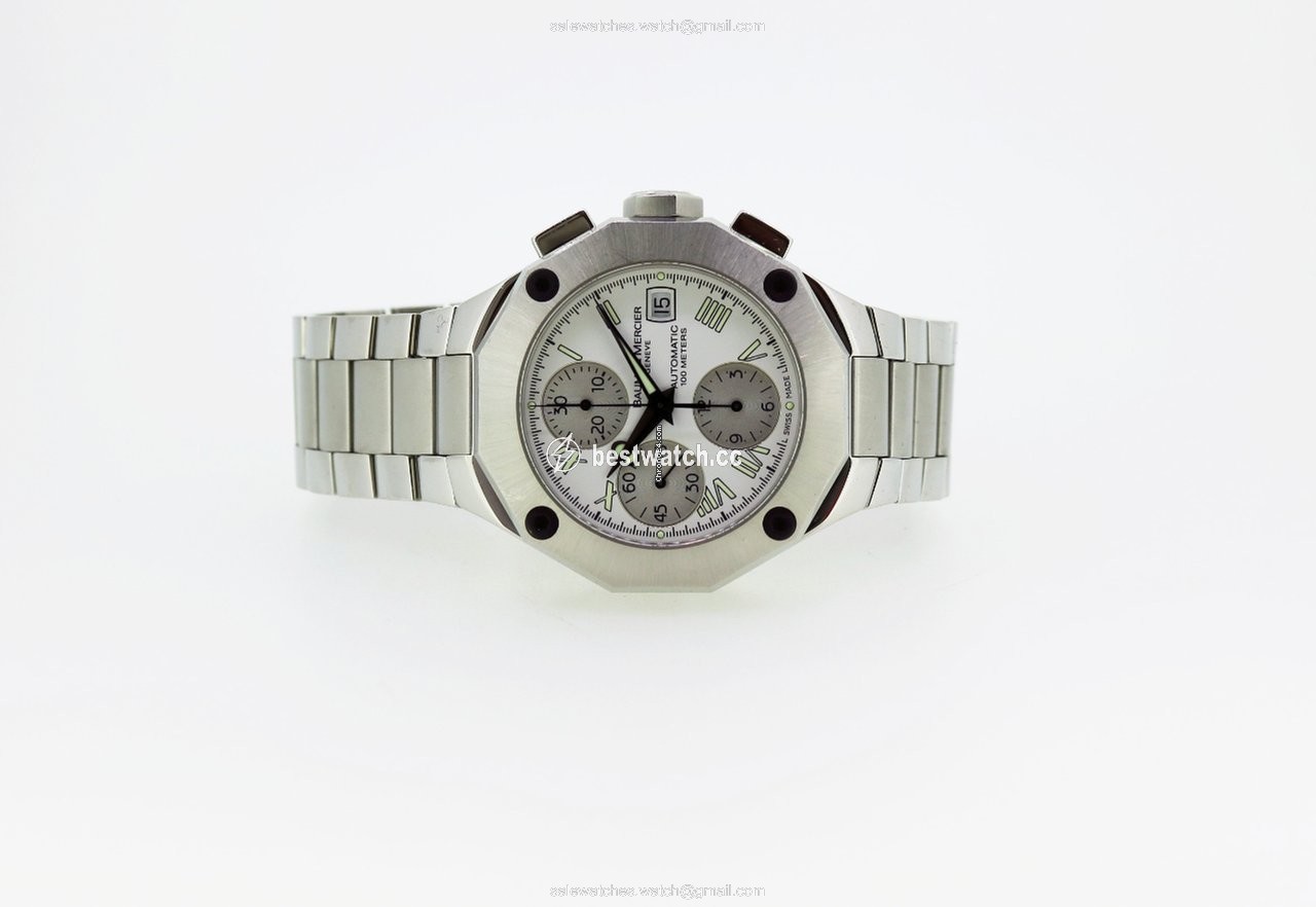 Baume & Mercier Riviera Mens watch Unisex Automatic Steel 65600 Replica 2