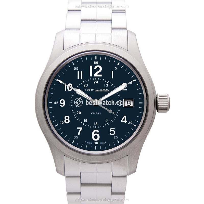 IMG_9085 Hamilton Khaki Field Mens watch Unisex Quartz Steel H68201143 Replica 2