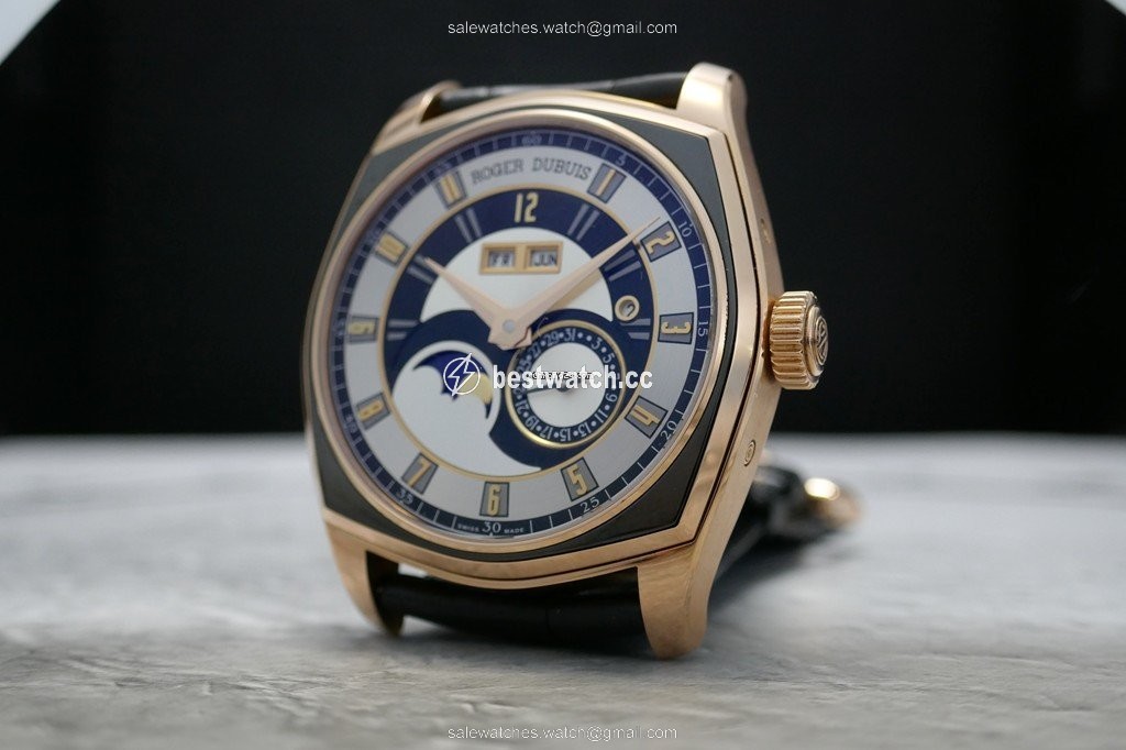 IMG_9085 Roger Dubuis La Monegasque Mens watch Unisex Automatic Rose gold RDDBMG0006 Replica 2
