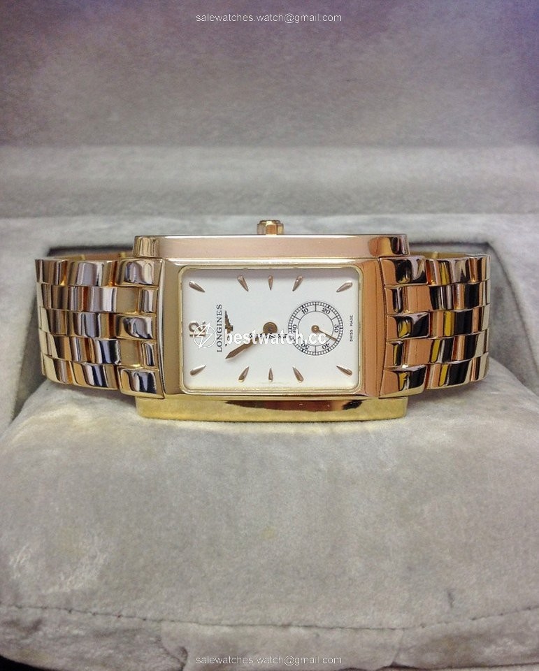 IMG_9085 Longines DolceVita Mens watch Unisex Quartz Yellow gold L5.655.6.16.6 Replica 2