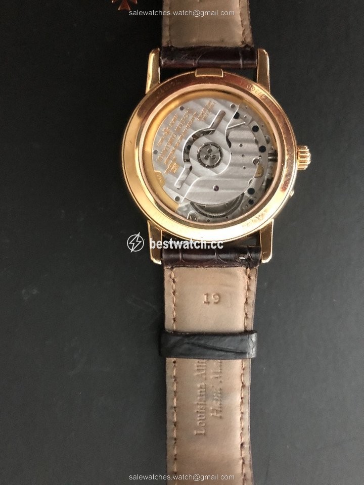 IMG_9085 Vacheron Constantin Patrimony Mens watch Unisex Manual winding Yellow gold 47200 000J Replica 2