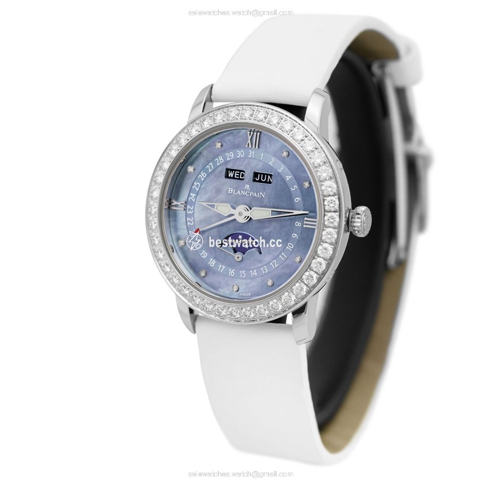 Blancpain Villeret Womens watch Automatic Steel 3663-4654L-52B Replica 2
