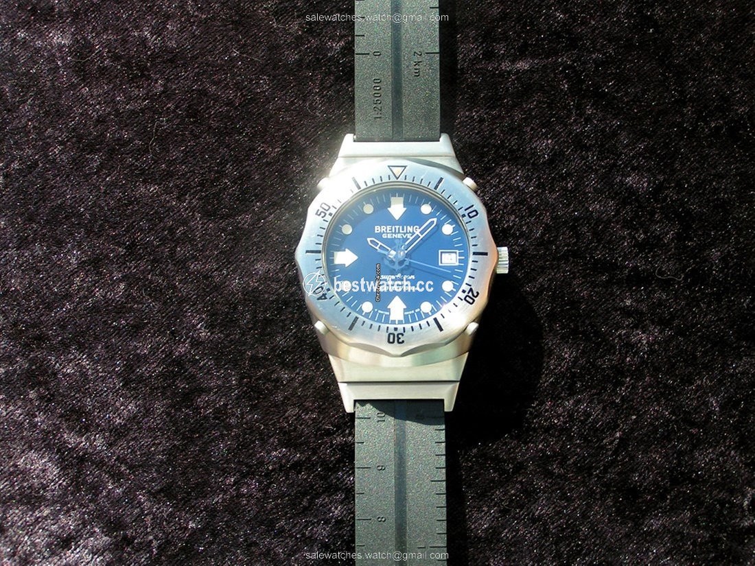 IMG_9085 Breitling Superocean Mens watch Unisex Quartz Steel 81190 Replica 2