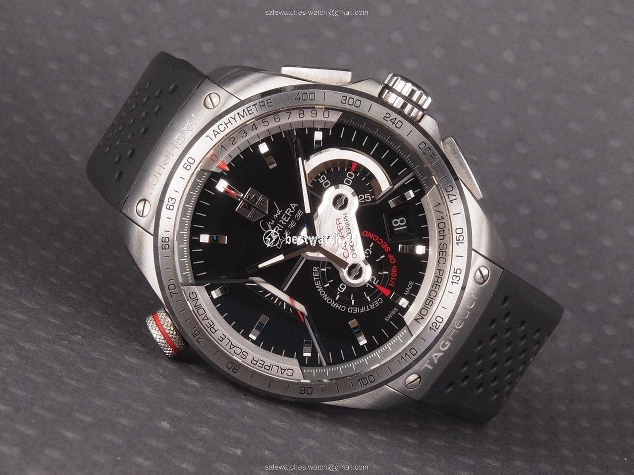 IMG_9085 TAG Heuer Grand Carrera Mens watch Unisex Automatic Steel CAV5115.FT6019 Replica 2