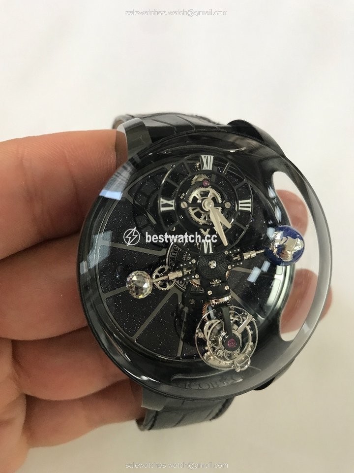 IMG_9085 Jacob & Co. Astronomia Mens watch Unisex Manual winding Titanium AT100.31.AC.SD.A Replica 2
