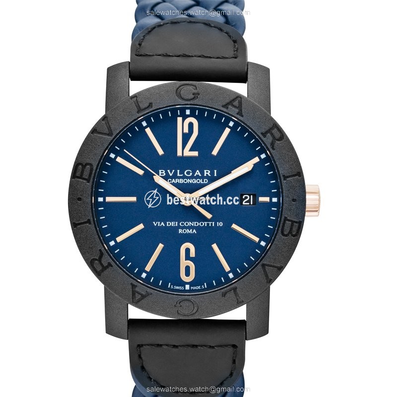 Bulgari Mens watch Unisex Automatic Carbon 102634 Replica 2