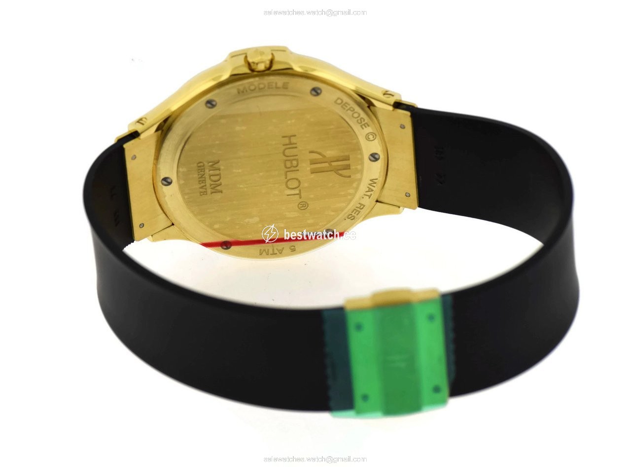 IMG_9085 Hublot Classic Mens watch Unisex Quartz Yellow gold 1823 Replica 2