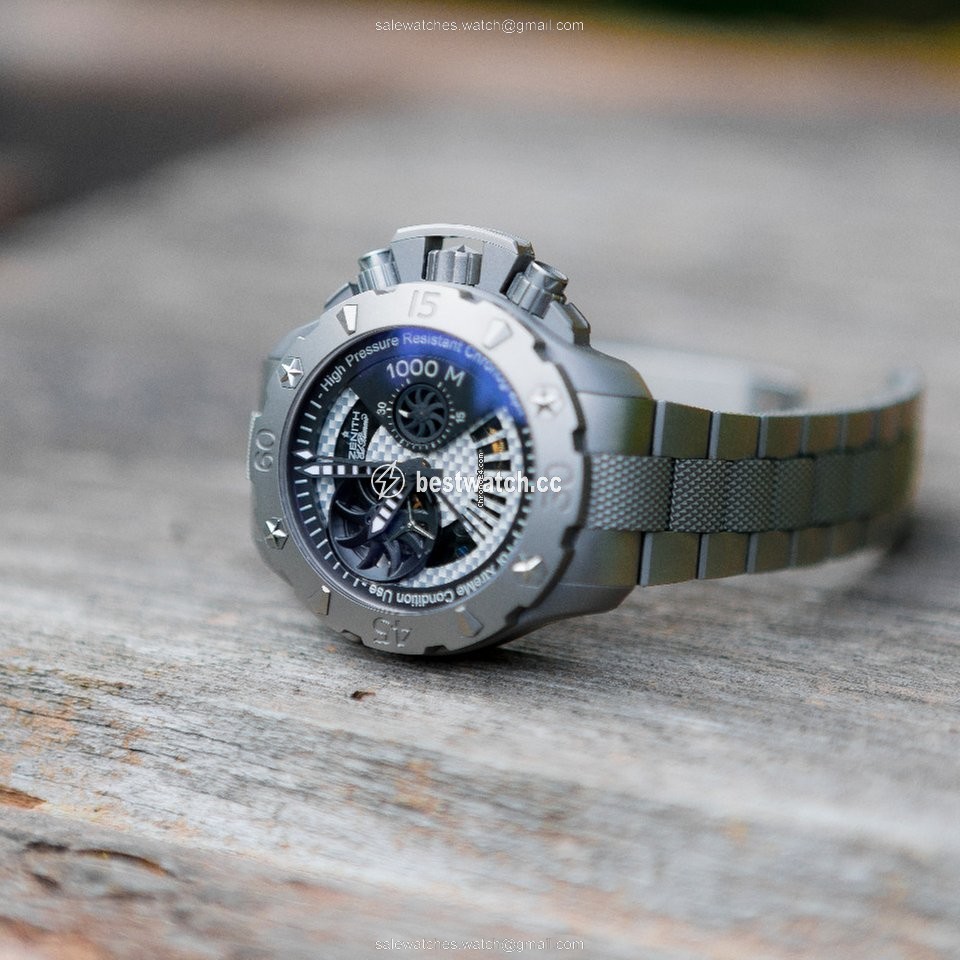 IMG_9085 Zenith Defy Mens watch Unisex Automatic Titanium 95.0527.4021 Replica 2