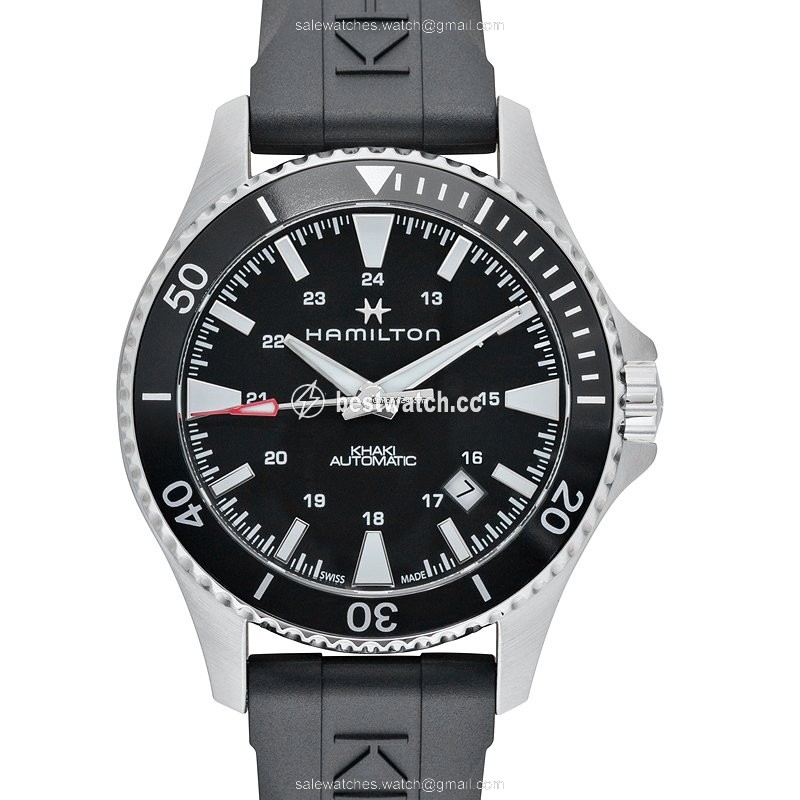 IMG_9085 Hamilton Khaki Navy Mens watch Unisex Automatic Steel H82335331 Replica 2