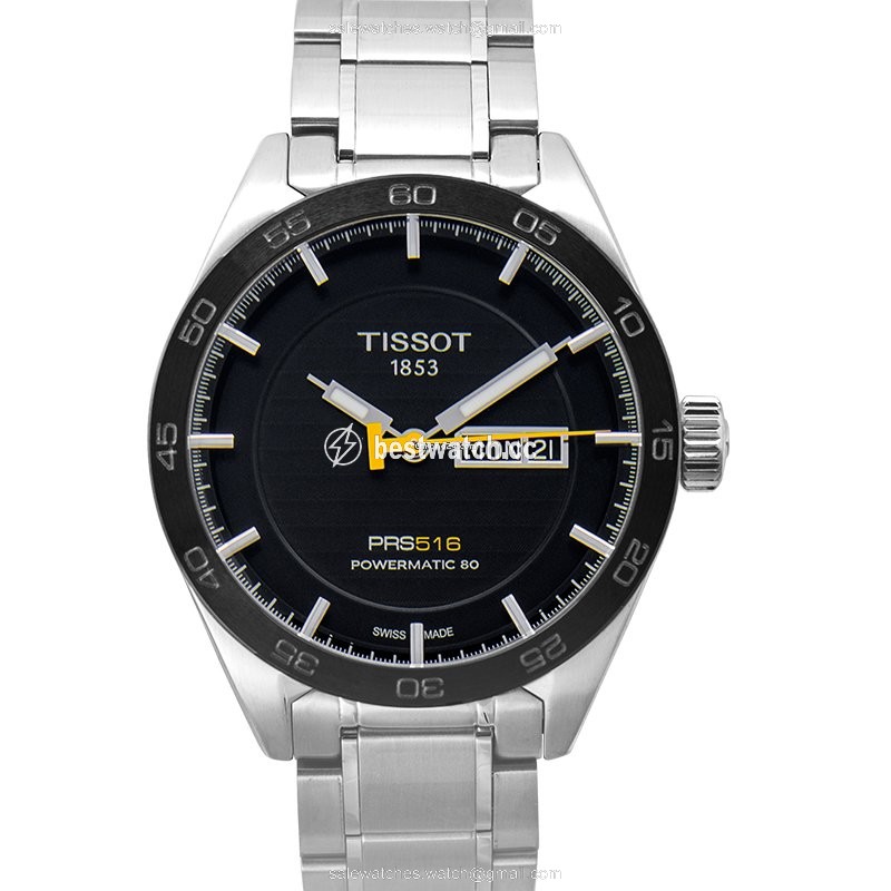 Tissot PRS 516 Mens watch Unisex Automatic Steel T100.430.11.051.00 Replica 2