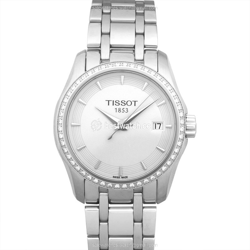 Tissot Couturier Womens watch Quartz Steel T035.210.61.011.00 Replica 2