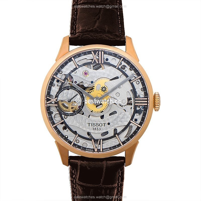 Tissot Chemin de Tourelles Mens watch Unisex Manual winding Steel T099.405.36.418.00 Replica 2