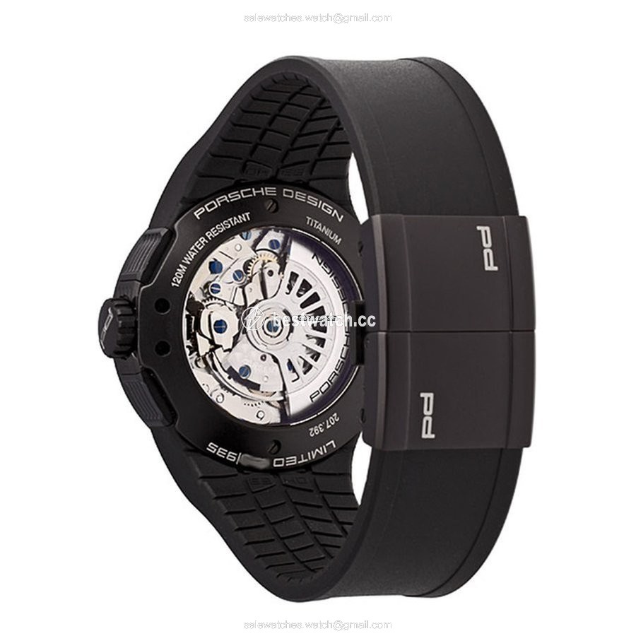 IMG_9085 Porsche Design Flat Six Mens watch Unisex Automatic Titanium 634113441169 Replica 2