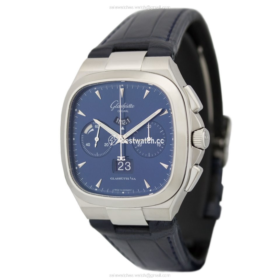IMG_9085 Glashutte Original Seventies Chronograph Panorama Date Mens watch Unisex Automatic Steel 1-37-02-03-02-50 or 37-02-03-02-50 Replica 2
