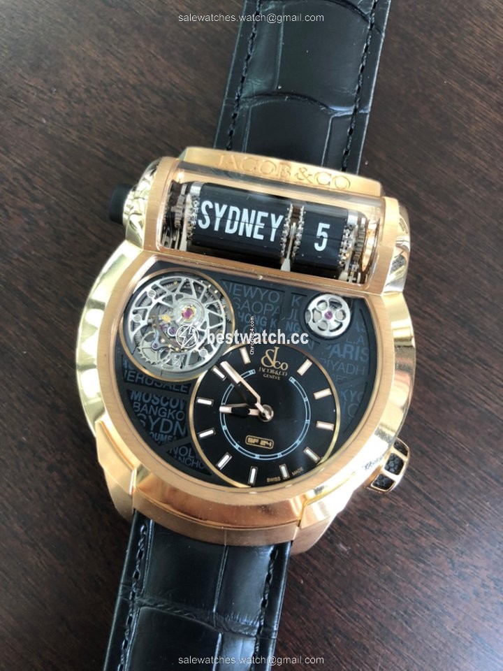 IMG_9085 Jacob & Co. Mens watch Unisex Automatic Rose gold ES102.40.NS.LC.A Replica 2