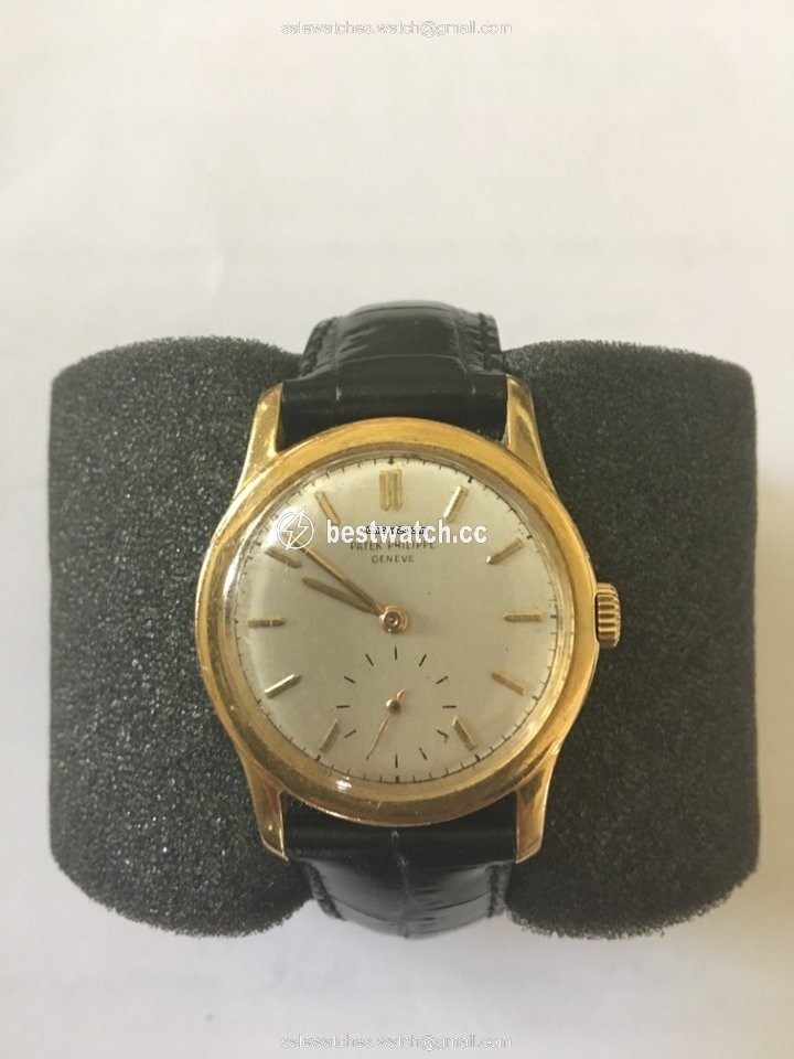 IMG_9085 Patek Philippe Calatrava Mens watch Unisex Manual winding Yellow gold 2449 Replica 2