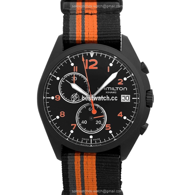 Hamilton Khaki Pilot Pioneer Mens watch Unisex Quartz Steel H76582933 Replica 2