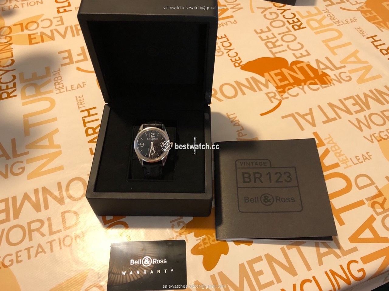 IMG_9085 Bell & Ross Vintage Mens watch Unisex Automatic Steel BRG123-BL-ST SCR Replica 2