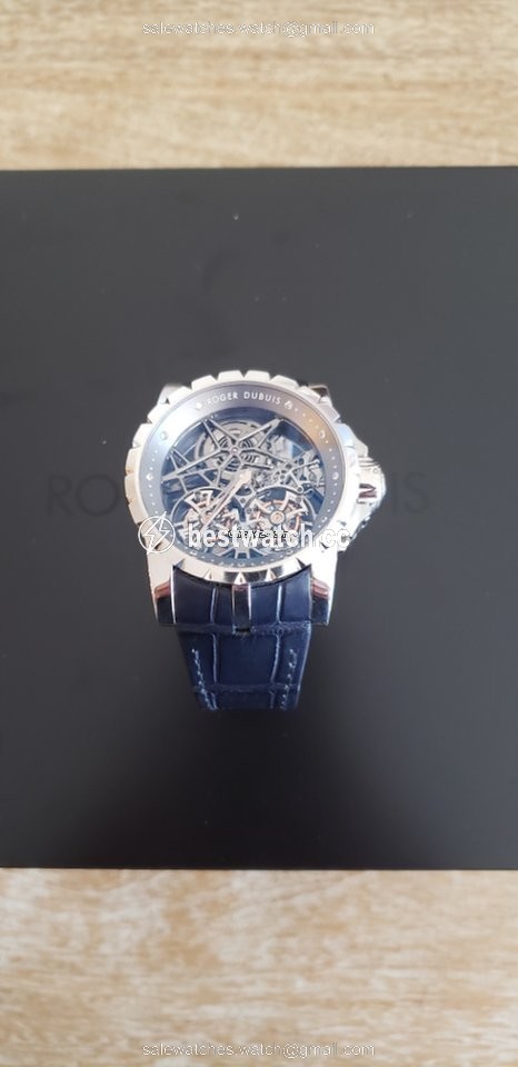 IMG_9085 Roger Dubuis Excalibur Mens watch Unisex Manual winding Platinum RDDBEX0269 Replica 2