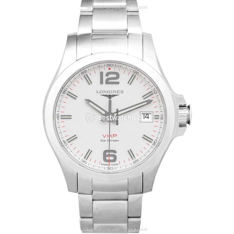 Longines Conquest Mens watch Unisex Quartz Steel L37164766 Replica 2