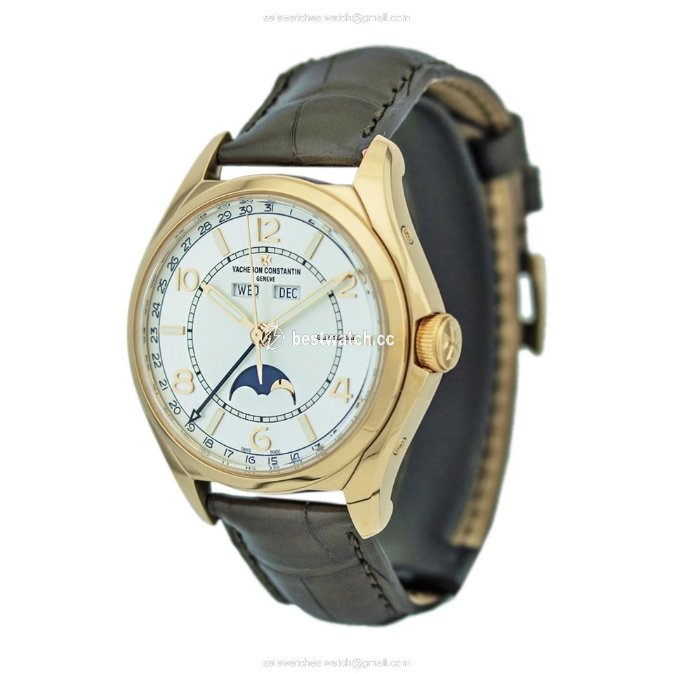 Vacheron Constantin Fiftysix Mens watch Unisex Automatic Rose gold 4000E 000R-B438 Replica 2