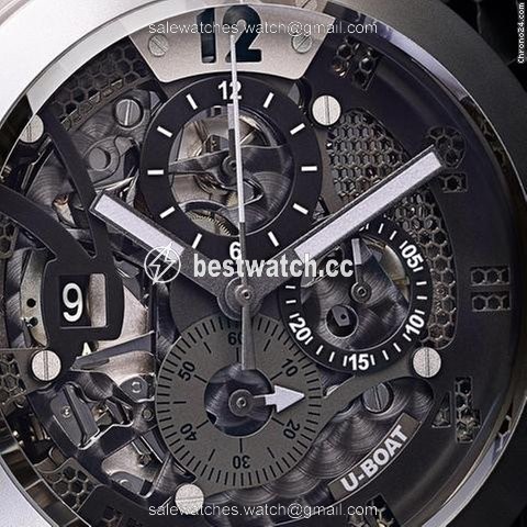 IMG_9085 U-Boat Classico Mens watch Unisex Automatic Titanium 8060 Replica 2