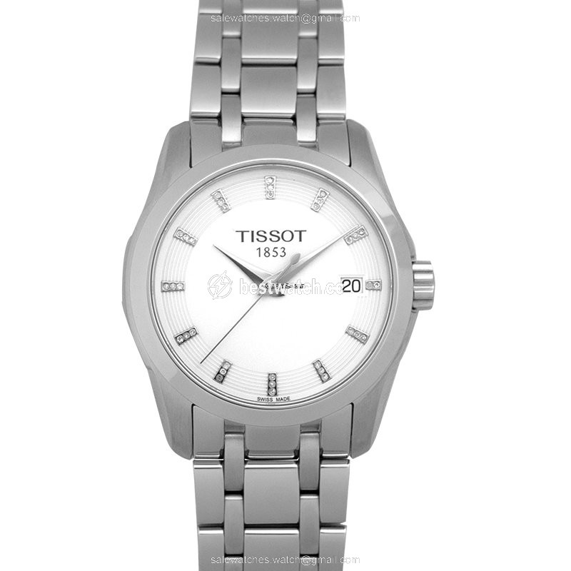 Tissot Couturier Womens watch Quartz Steel T035.210.11.016.00 Replica 2