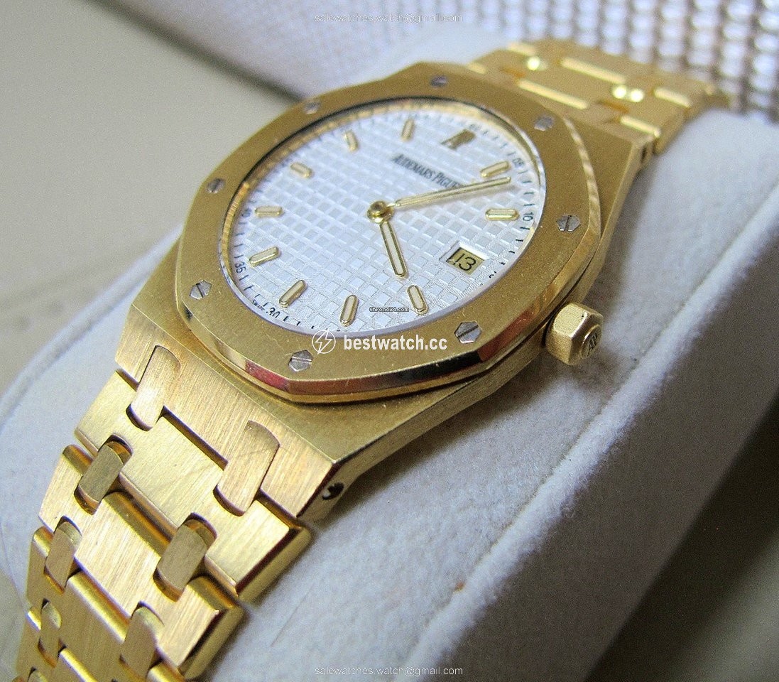 IMG_9085 Audemars Piguet Royal Oak Mens watch Unisex Quartz Yellow gold 56175.BA.OO.0789BA.03 Replica 2