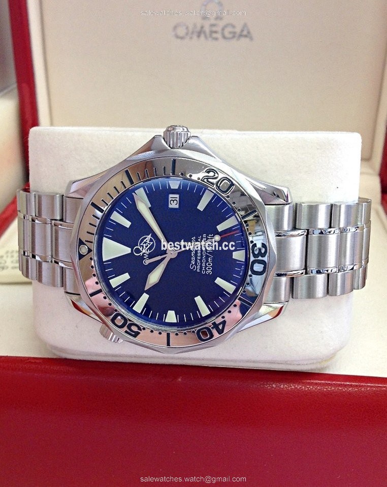 Omega Seamaster Diver 300 M Mens watch Unisex Automatic Steel 2257.80.00 Replica 2