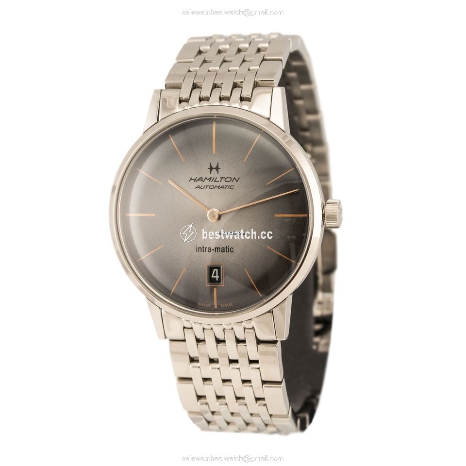 IMG_9085 Hamilton Intra-Matic Mens watch Unisex Automatic Steel H38455181 Replica 2