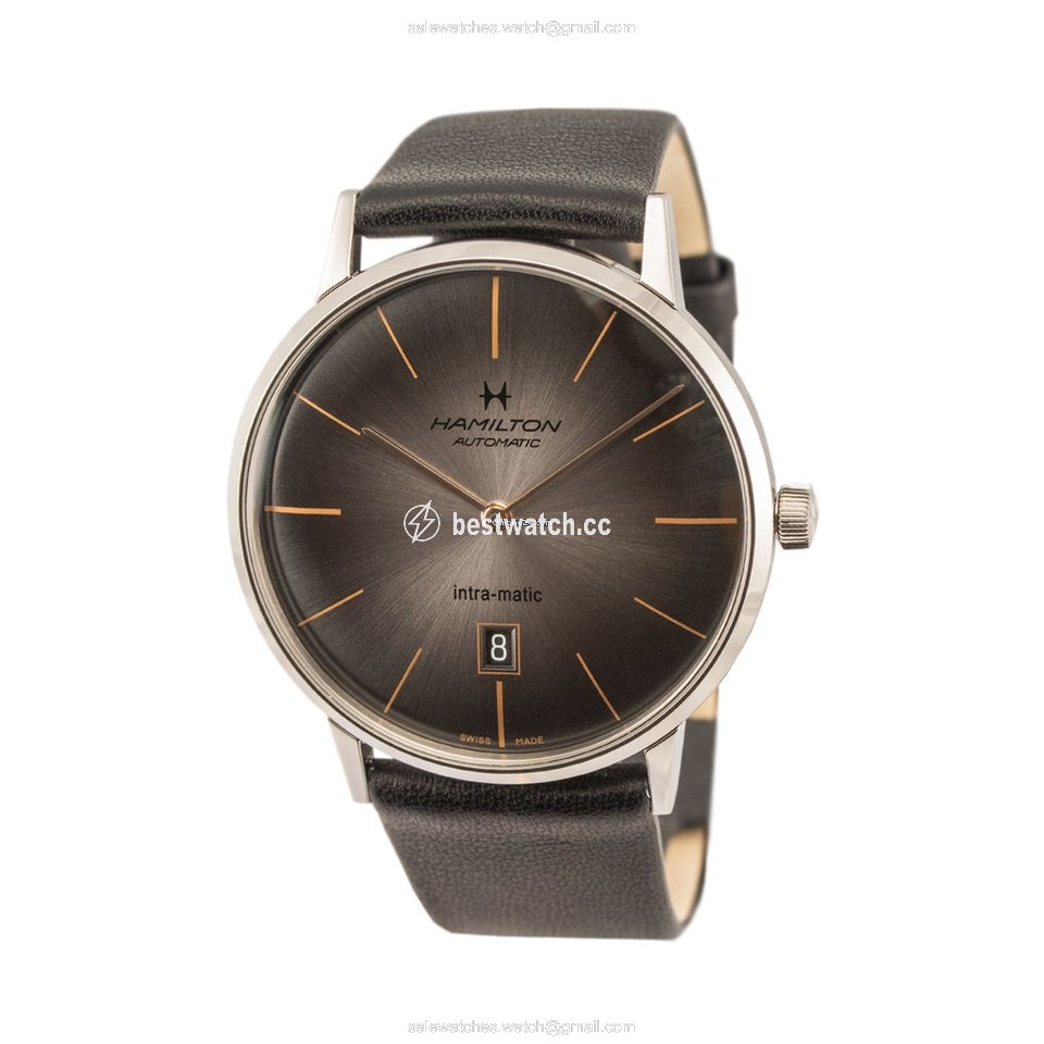 Hamilton Intra-Matic Mens watch Unisex Automatic Steel H38755781 Replica 2