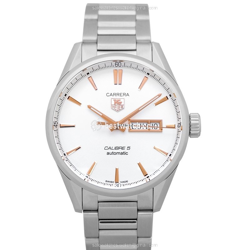 IMG_9085 TAG Heuer Carrera Calibre 5 Mens watch Unisex Automatic Steel WAR201D.BA0723 Replica 2