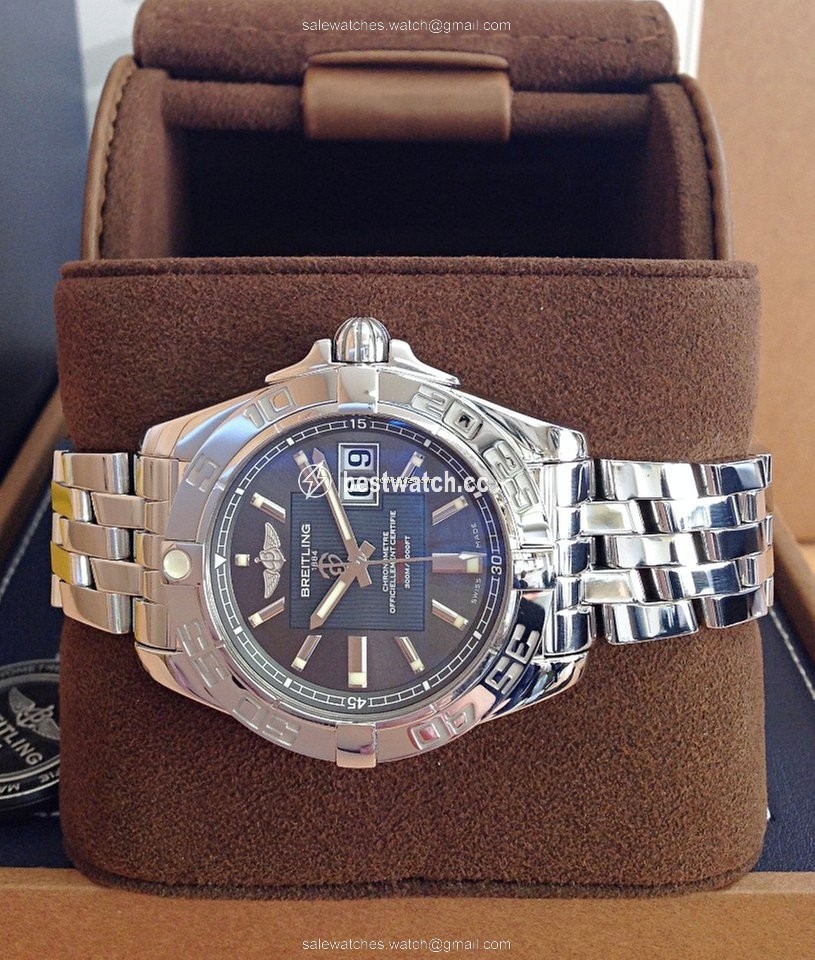 IMG_9085 Breitling Galactic 41 Mens watch Unisex Automatic Steel A49350 Replica 2