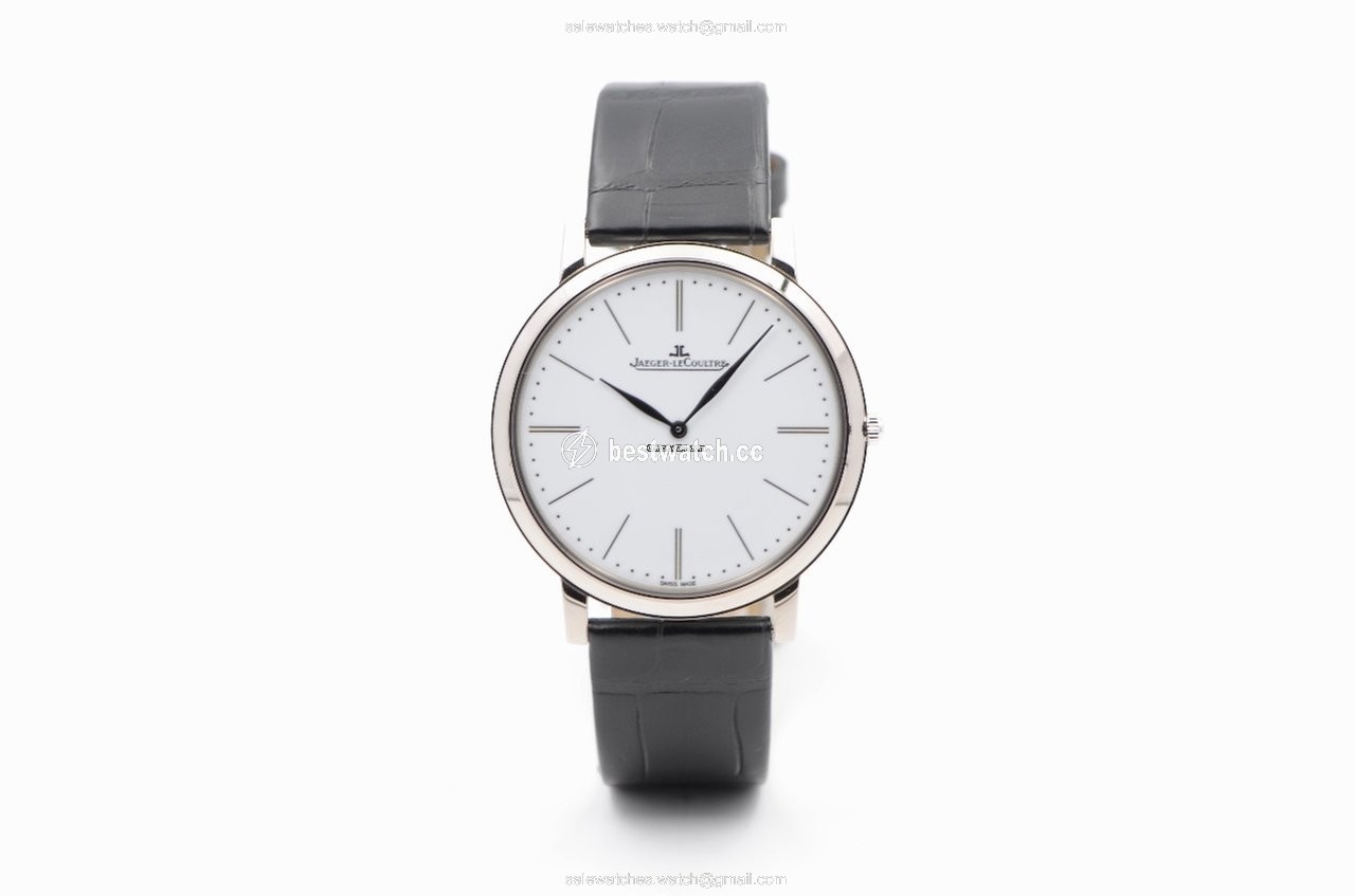 IMG_9085 Jaeger-LeCoultre Master Ultra Thin Mens watch Unisex Manual winding White gold Q12935E1 Replica 2