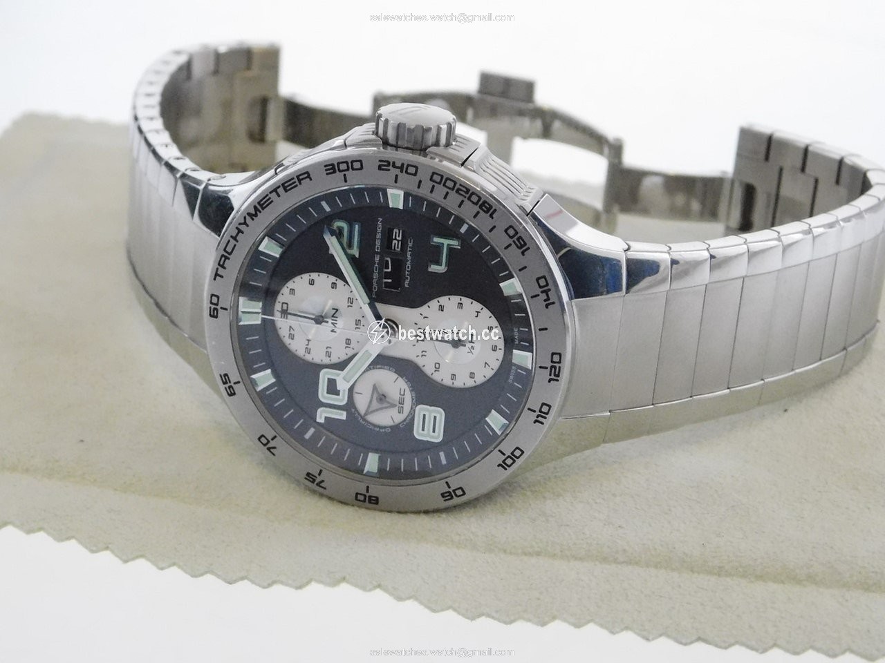 IMG_9085 Porsche Design Flat Six Mens watch Unisex Automatic Steel 6340 Replica 2