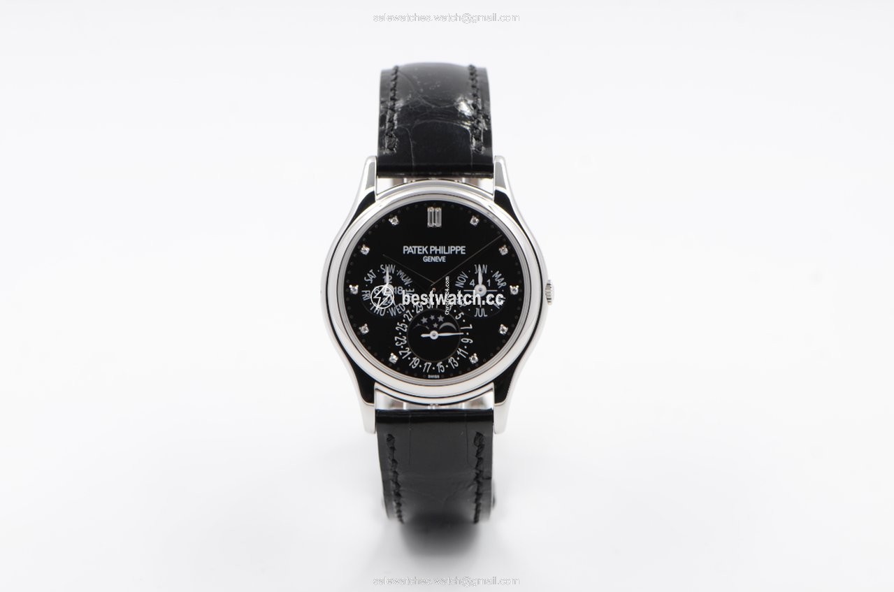 IMG_9085 Patek Philippe Perpetual Calendar Mens watch Unisex Automatic Platinum 5140P-013 Replica 2